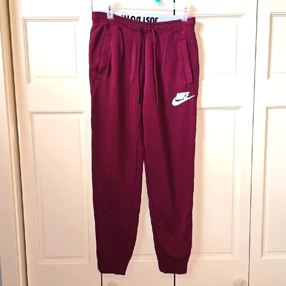 Nike Maroon Joggers, Size S, Drawstring,Pockets, NWOT!